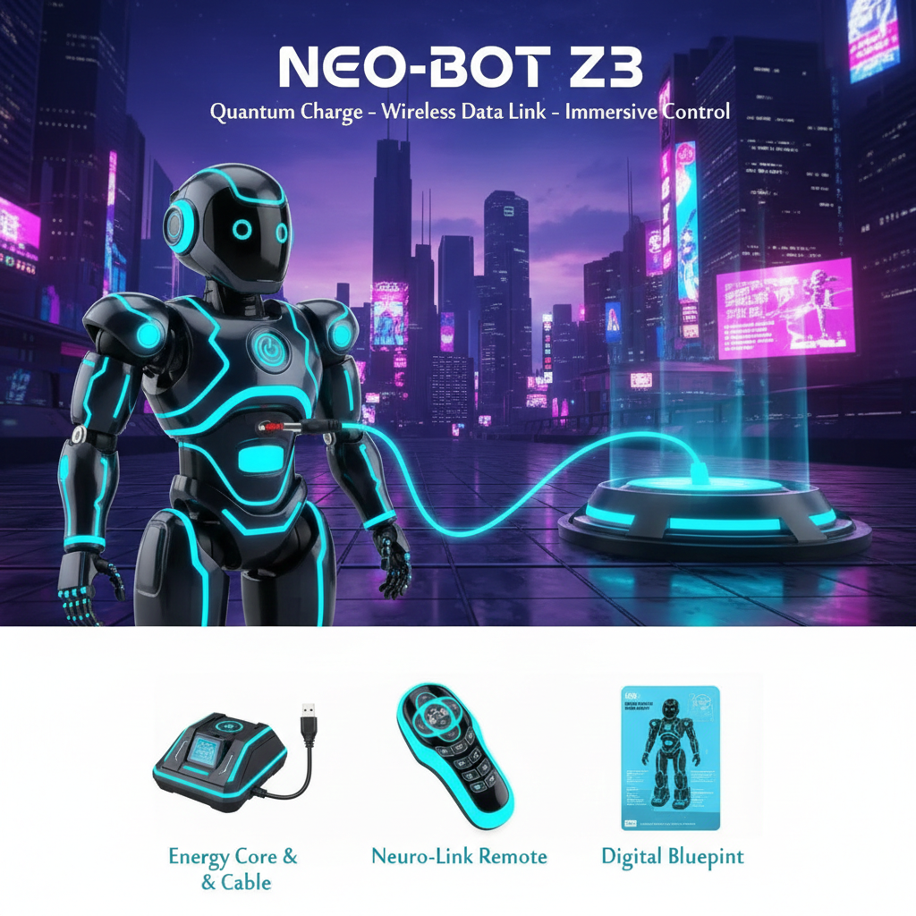 Smart RC Robot for Kids: Interactive Programmable Biped Humanoid Robot - Educational STEM Toy & Perfect Birthday Gift